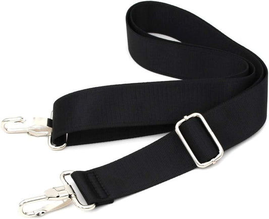 47 Inch Bag Replacement Shoulder Strap | Padded & Adjustable - Perfect for Duffle Bags, Laptop Bags, Briefcases, Camera Bags, Messenger Bags, Diaper Bags & More (Black) Clothing Luggage & Travel Gear Luggage Straps Shoes & Jewelry Travel Accessories