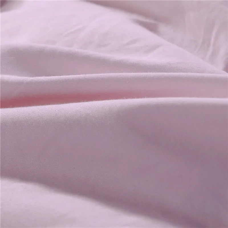 Shadiya Pink Square Quilted Cotton Goose Down Filling Comforter