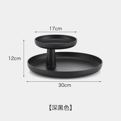 Matte Two-Tier ABS Organizer Tray