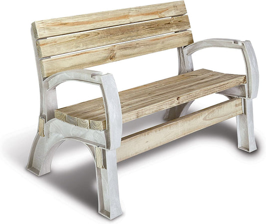 2X4Basics 90134ONLMI Hopkins, 6"DX 40"WX 33"H, extrémités de chaise ou de banc de toute taille, sable