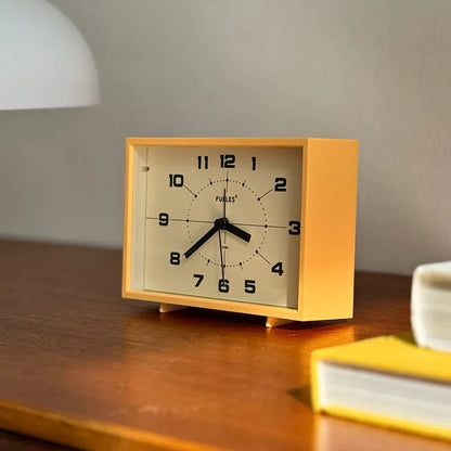 Matte Retro Analog ABS Table Clock