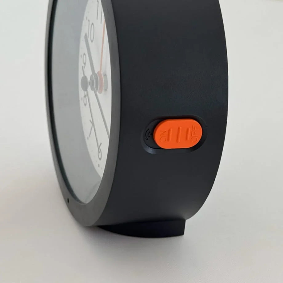 Classic Minimalist Matte ABS Analog Alarm Clock