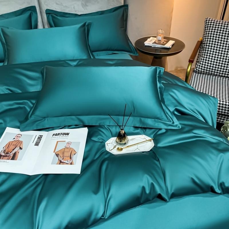 Neo Green Silky Cotton Bedding Set