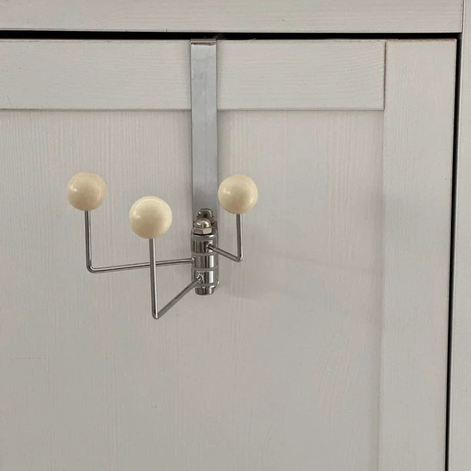 Smooth Ball Tip Metal Over-the-Door Hook