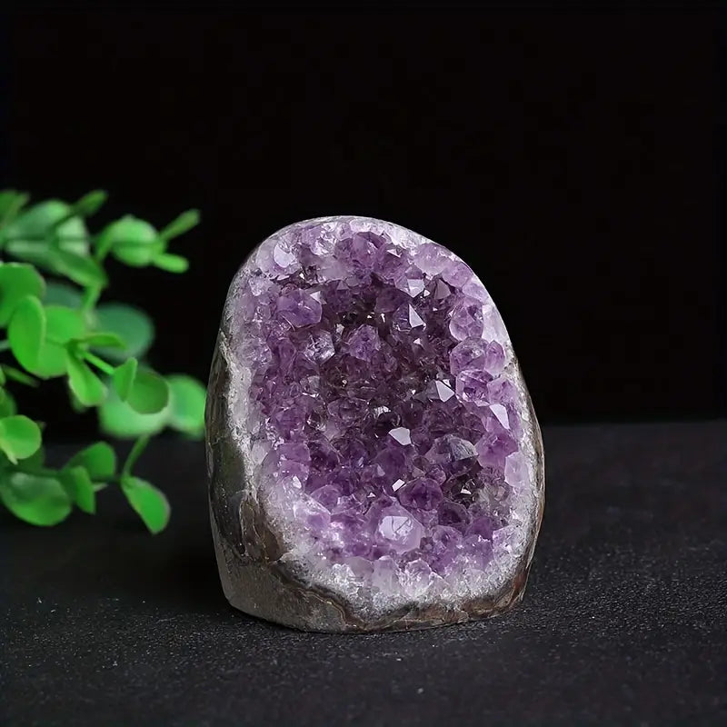 Natural Amethyst Cluster Geode