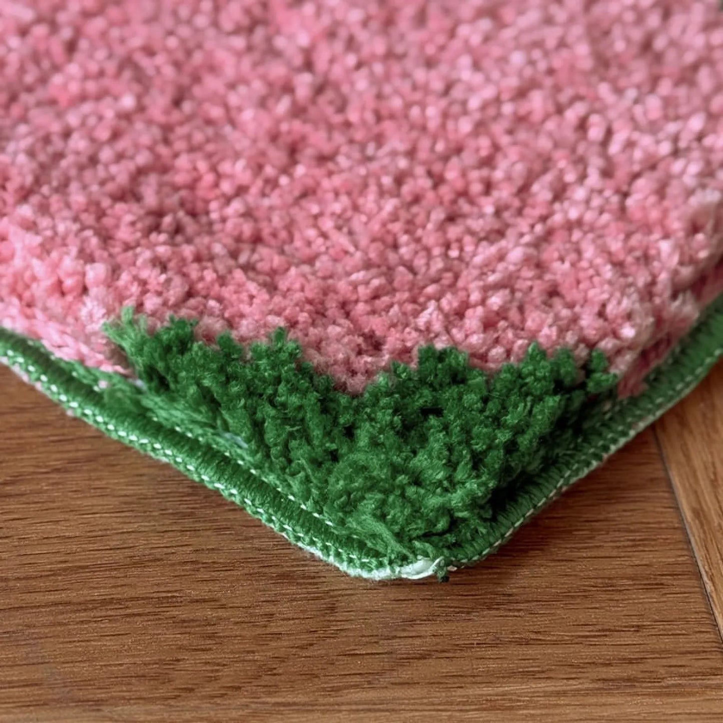 Plush Floral Tufted Polyester Accent Rug