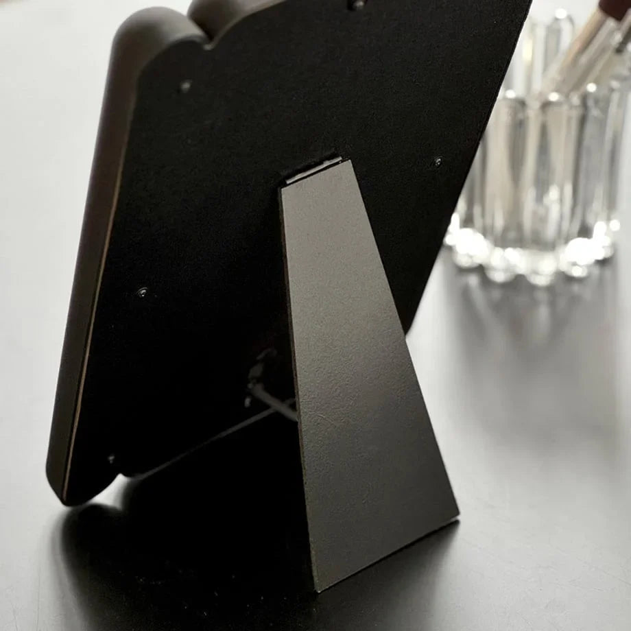 Smooth Pill-Shaped Melamine Desktop Mirror