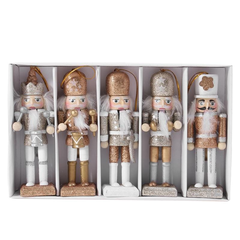 5pcs Christmas Nutcracker Decor