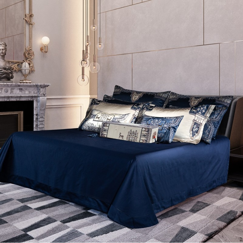 Giorgio Luxury Embroidered Tassel Bedding Set
