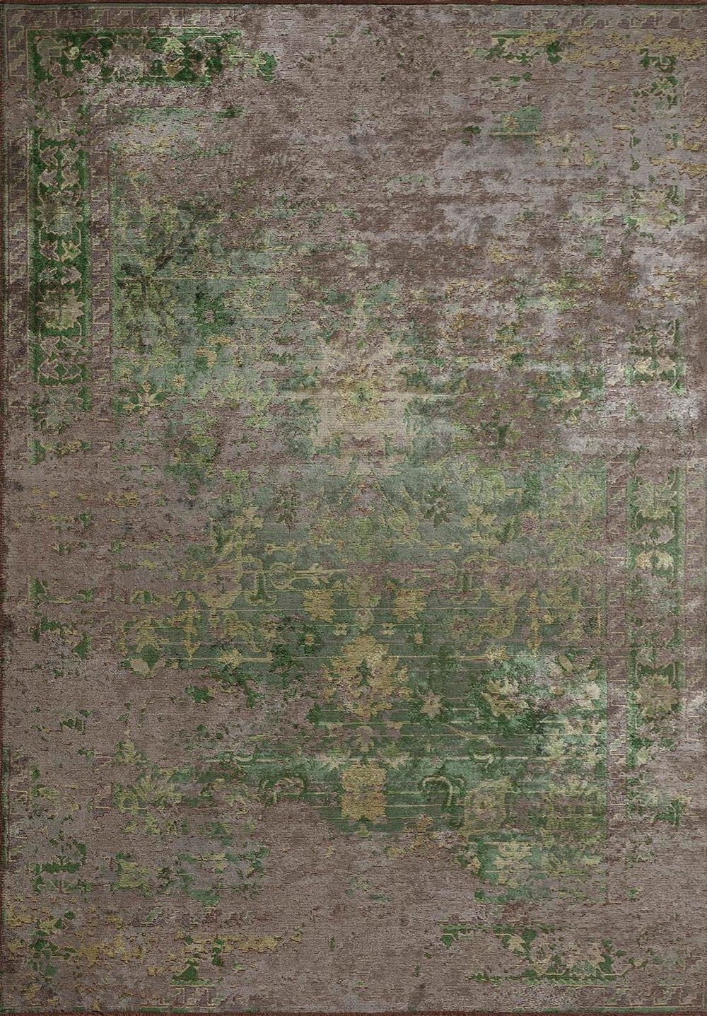 Patina Khaki - Forest Green  Rug