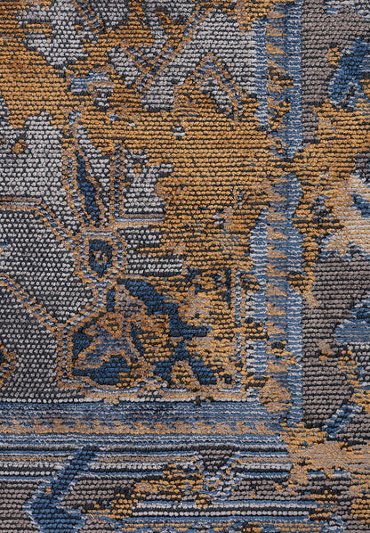 Emperor Mustard – Dark Grey Rug