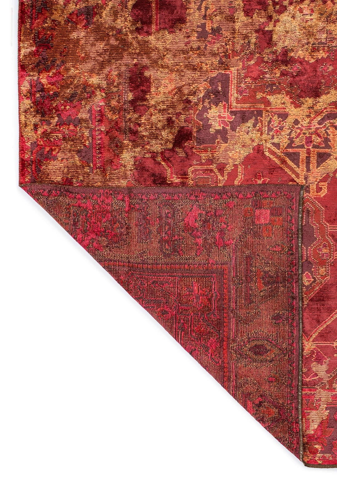 Vellora Magenta - Cherry Red Rug