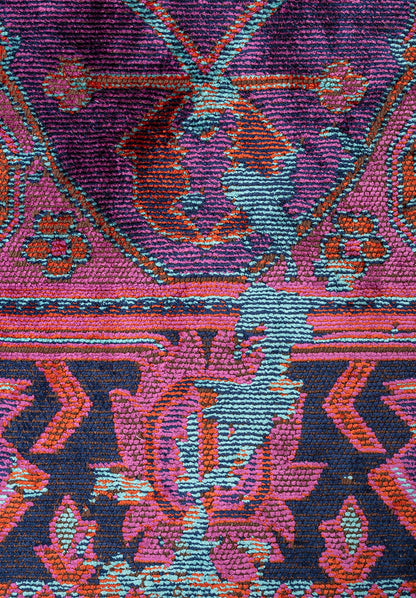Emperor Turquoise - Purple Rug
