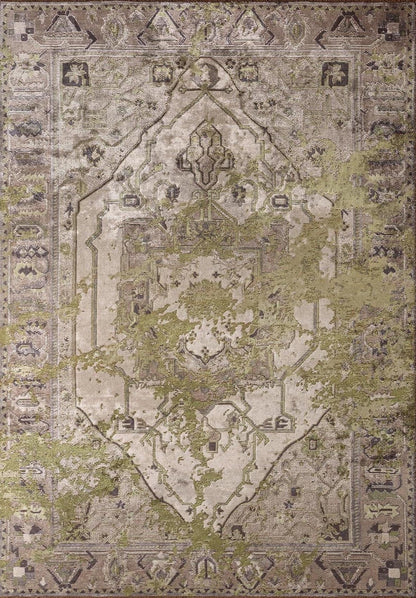 Emperor Green - Dark Grey Rug