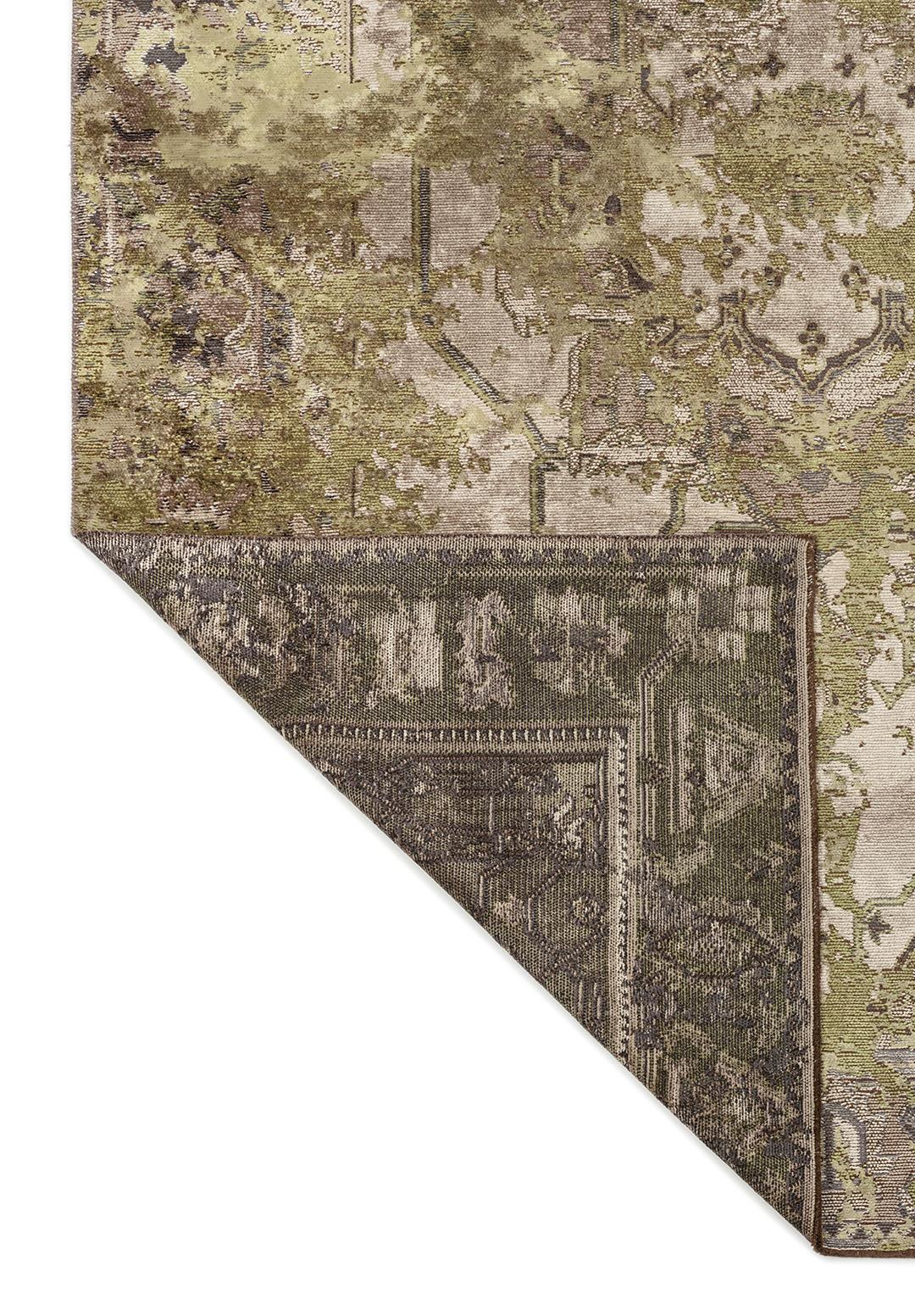 Emperor Green - Dark Grey Rug
