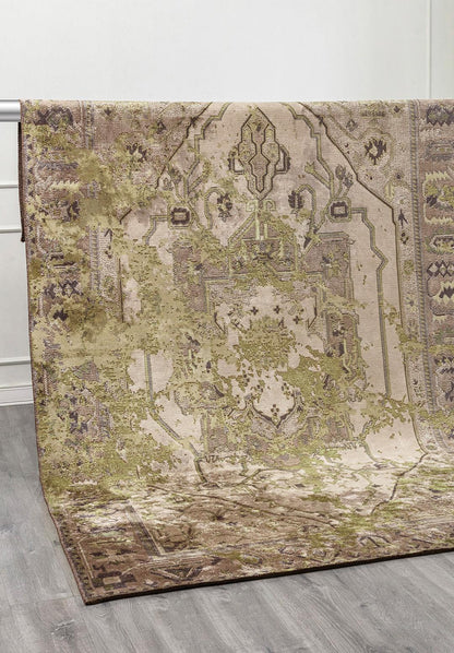 Emperor Green - Dark Grey Rug