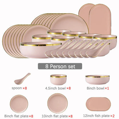 Felicity Pink Luxury Dinnerware Set