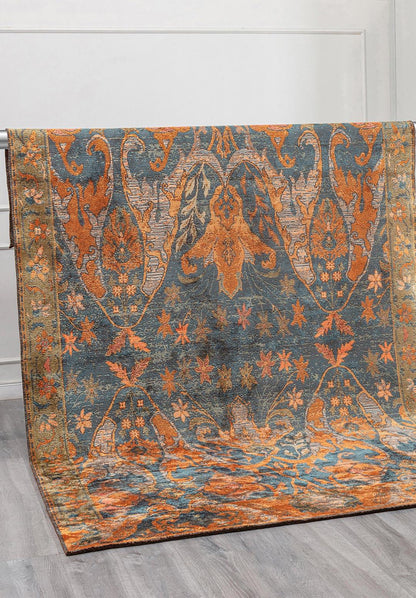 Velorien Teal - Terracotta Rug