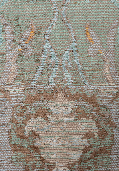 Velorien River Green - Cream Rug