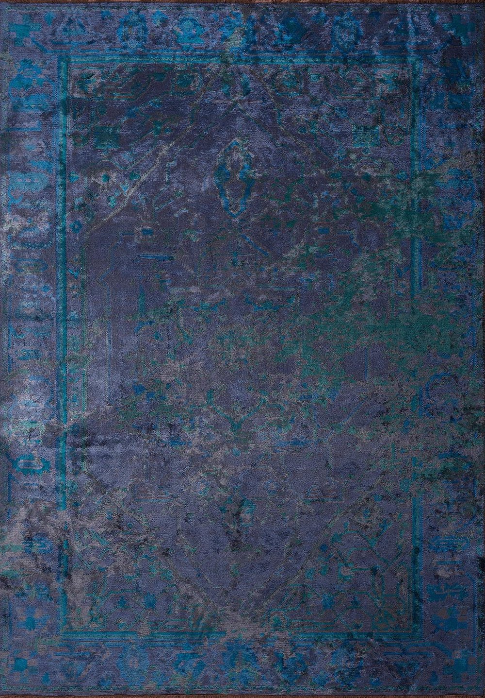 Emperor  Dark Turquoise Rug