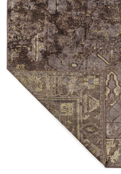 Emperor Dark Brown - Khaki Rug