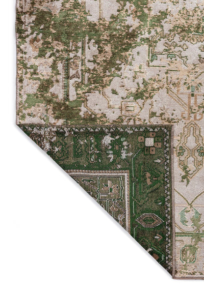 Emperor Dark Beige - Forest Green Rug