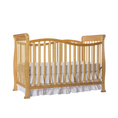 Violet 7-In-1 Convertible Life Style Crib in Cherry, Greenguard Gold Certified, 4 Mattress Height Settings, Made of Sustainable New Zealand Pinewood Baby Products Cribs Furniture Infant & Toddler Beds Nursery