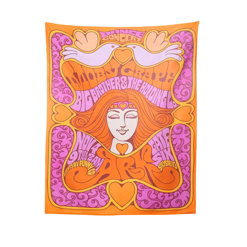 60s Dance Concert Tapestry AESTHETIC_Indie SUB CATEGORY_Tapestries