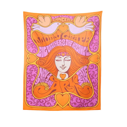 60s Dance Concert Tapestry AESTHETIC_Indie SUB CATEGORY_Tapestries