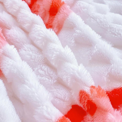Strawberry Cozy Fleece Fitted Sheet