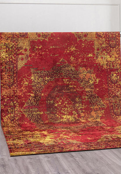 Ardesia Red - Yellow Rug