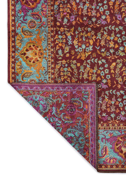 Vellora Cherry - Turquoise Rug