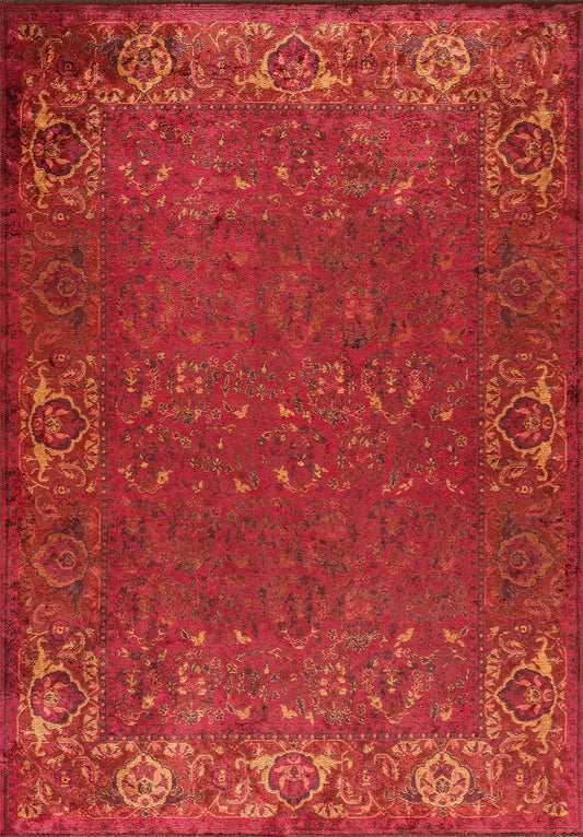 Vellora Magenta - Cherry Red Rug