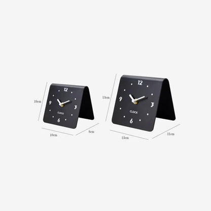 Sleek Minimalist Metal Table Clock