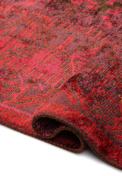 Folk Cherry - Red Rug