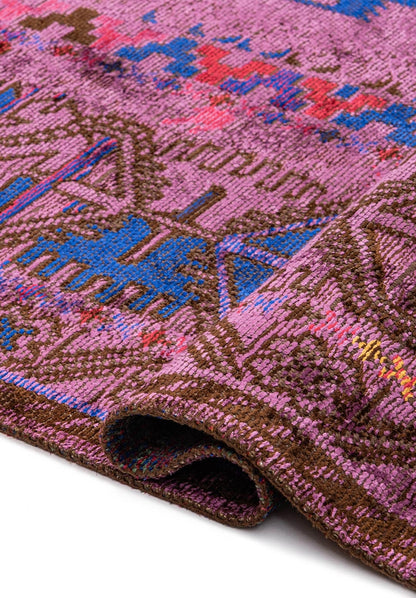 Folk Purple - Sax Blue Rug
