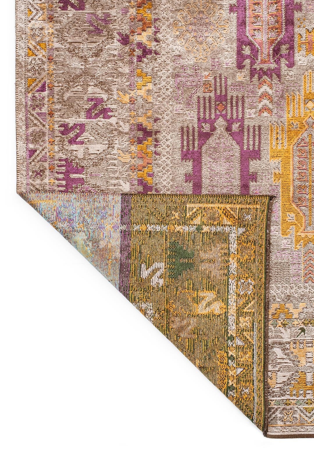 Folk Stone - Mustard Rug