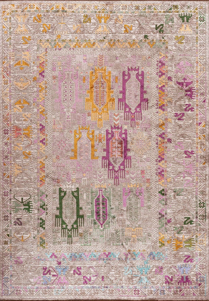 Folk Stone - Mustard Rug