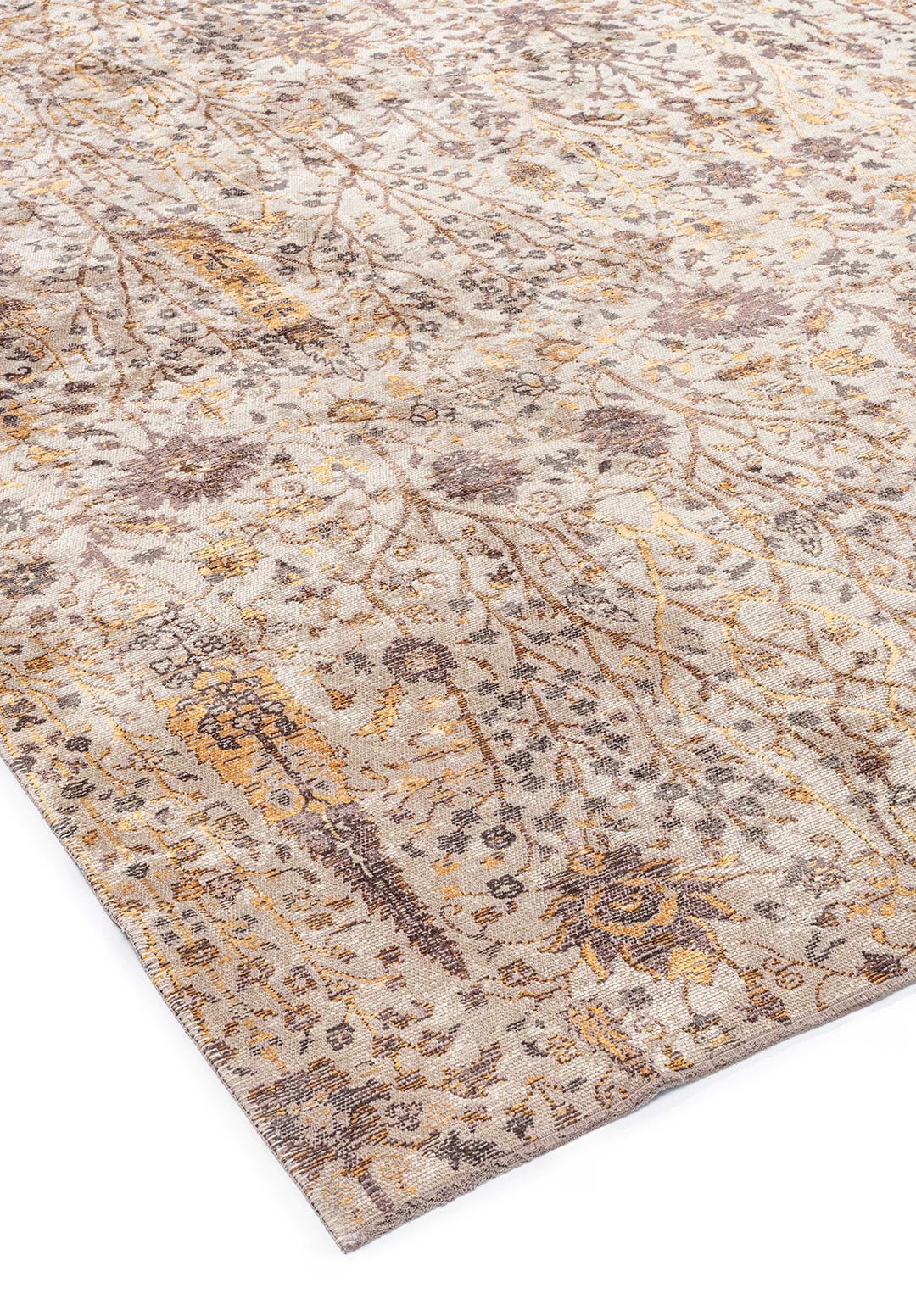Ethereal Beige - Gold Rug