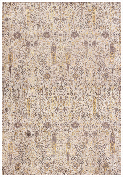 Ethereal Beige - Gold Rug