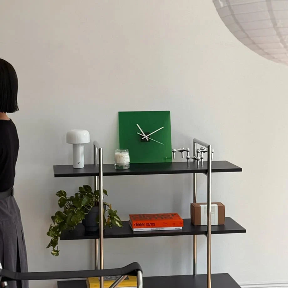 Sleek Solid Color Acrylic Table Clock