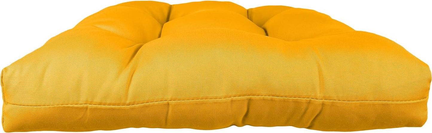 College Covers Everything Comfy Indoor/Outdoor Seat Patio D Cushion, 1 Count (Pack of 1), Mustard Cushions Lawn & Garden Patio Patio Furniture & Accessories