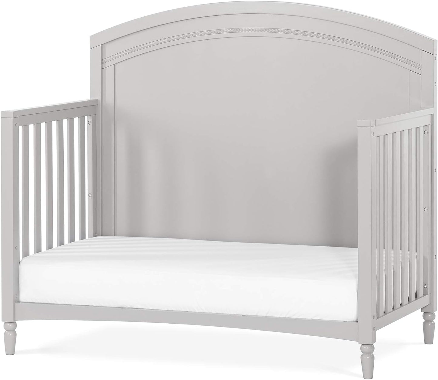 Child Craft Stella 4-In-1 Convertible Crib, Baby Crib Converts to Day Bed, Toddler Bed and Full Size Bed, 3 Adjustable Mattress Positions, Non-Toxic, Baby Safe Finish (Gentle Gray) Baby Products Cribs Furniture Infant & Toddler Beds Nursery