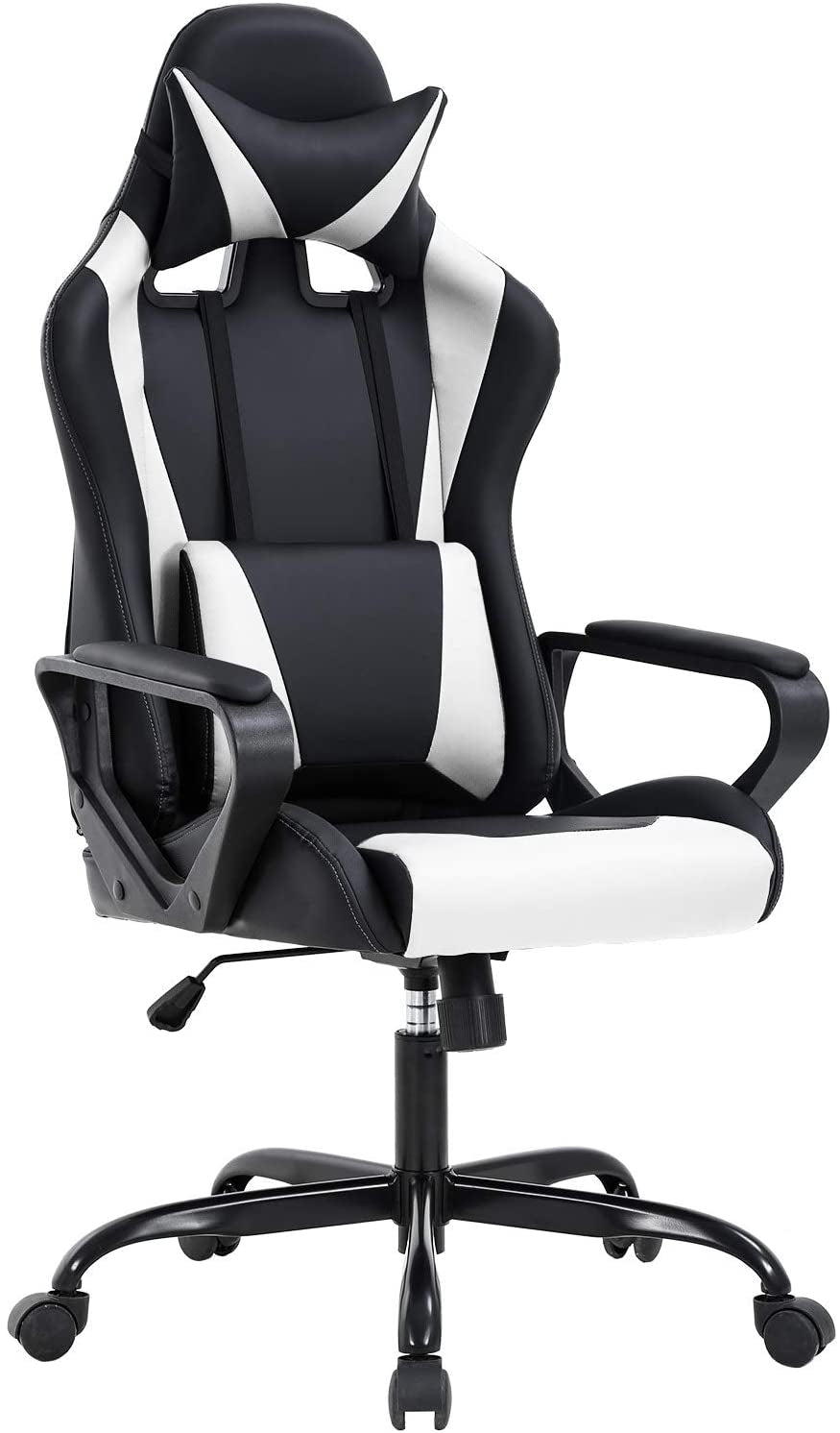 Bestoffice Office Chair Gaming Chair Desk Chair Ergonomic Racing Style Executive Chair with Lumbar Support Adjustable Stool Swivel Rolling Computer Chair for Women,Man Furniture Game & Recreation Room Furniture Gaming Chairs Home & Kitchen Video Game Chairs