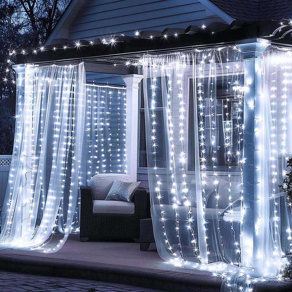 Window Curtain String Lights(300 LEDs)