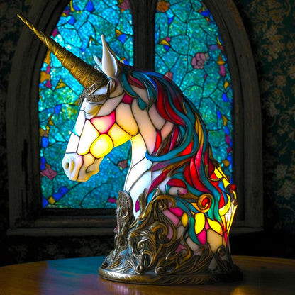 Stained Glass Animal Lamp