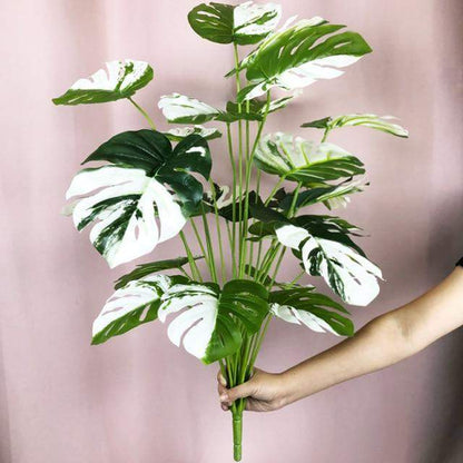 Monstera tropicale artificielle de 65 cm