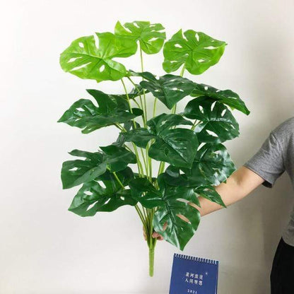 Monstera tropicale artificiale da 65 cm