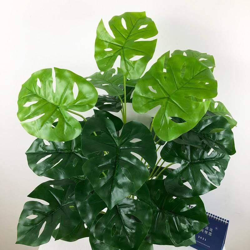 Monstera tropicale artificiale da 65 cm