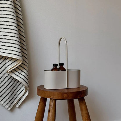 Matte Solid Color Metal Organizer Caddy